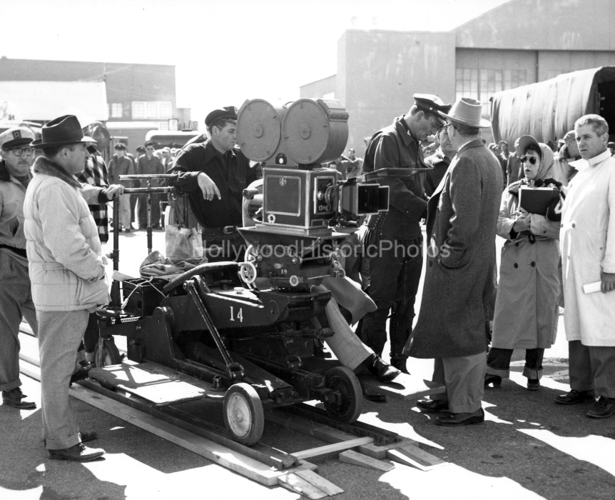 John Wayne 1957 Filming Jet Pilot at Edwards Air Force Base wm.jpg